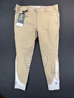 New Tredstep Symphony No2 Azurra Front Zip Breeches (Size 34R)